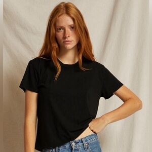 Perfectwhitetee Black Short Sleeve Harley T-Shirt